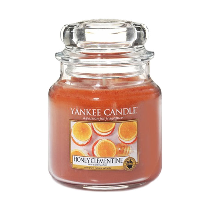 Yankee Candle Classic Medium Jar Honey Clementine Candle 411g
