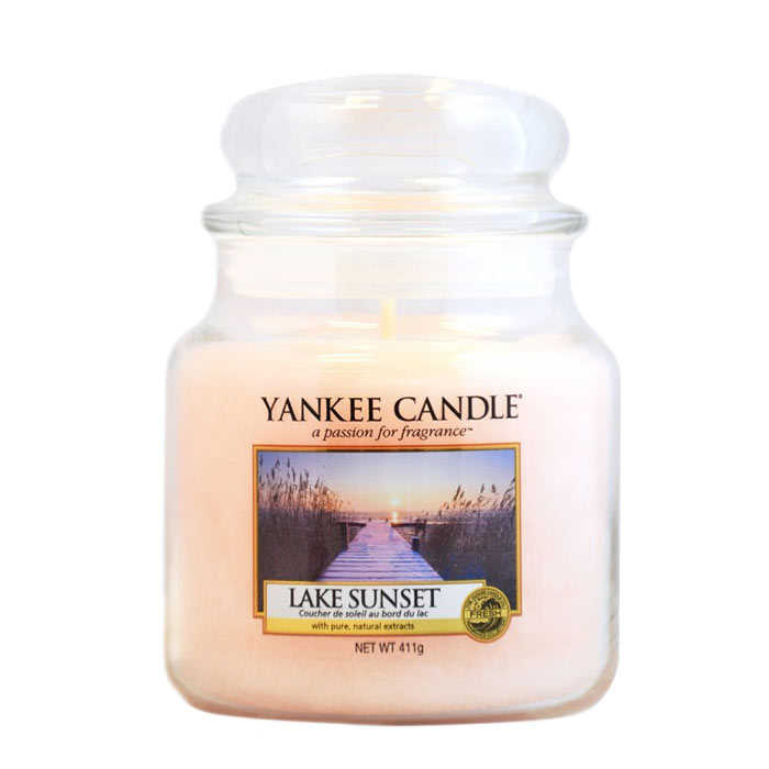 Yankee Candle Classic Medium Jar Lake Sunset Candle 411g