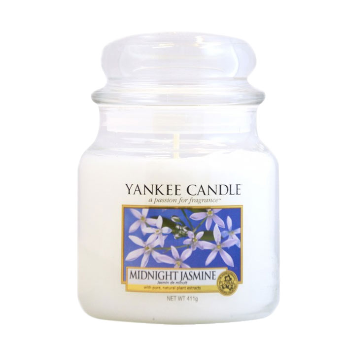 Yankee Candle Classic Medium Jar Midnight Jasmine Candle 411g