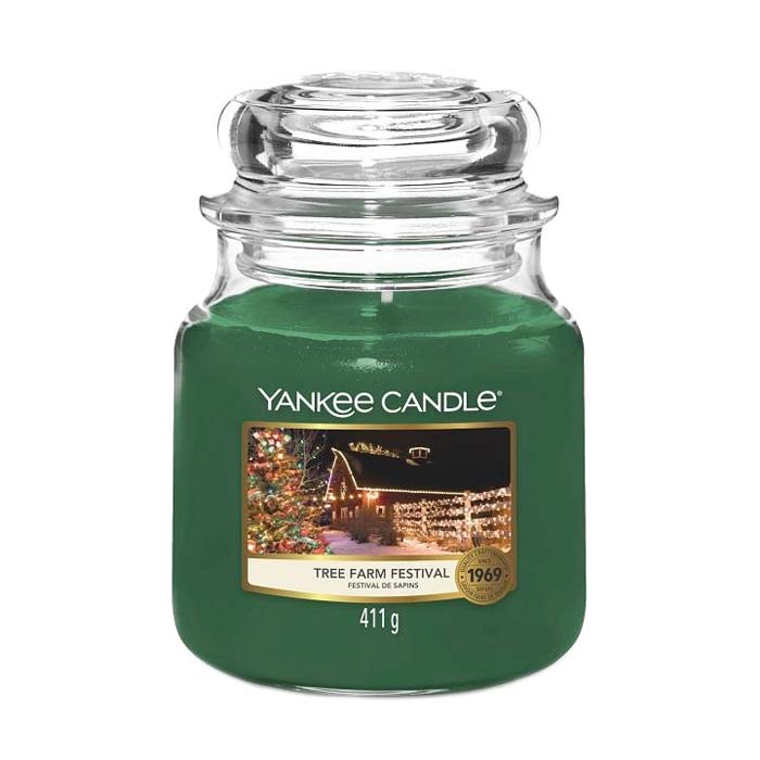 Yankee Candle Classic Medium Jar Tree Farm Festival 411g