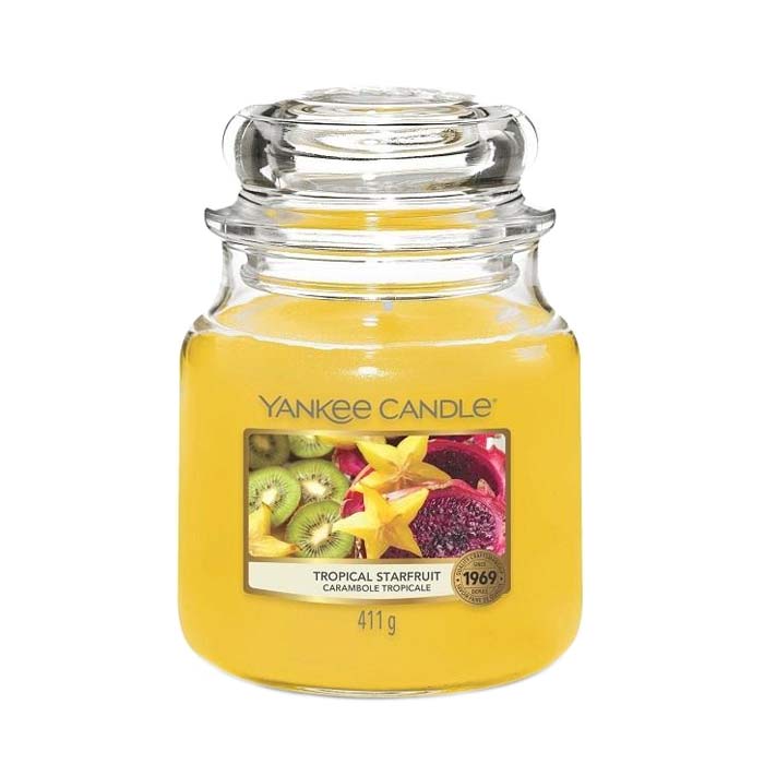 Yankee Candle Classic Medium Jar Tropical Starfruit 411g