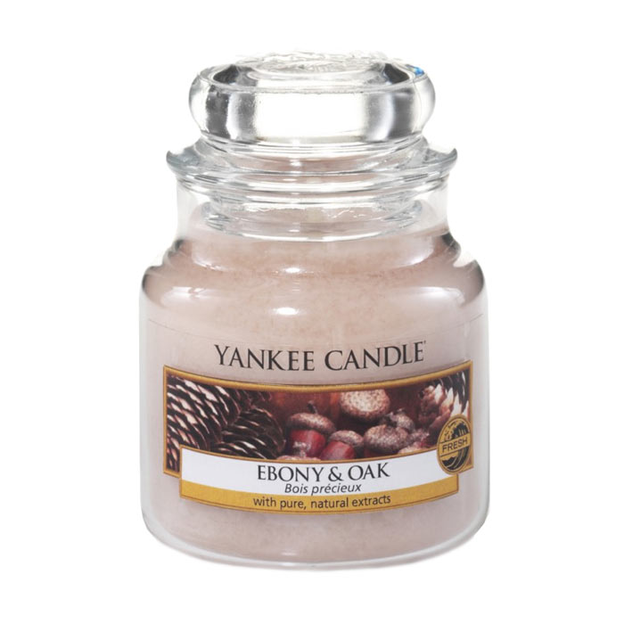 Yankee Candle Classic Small Jar Ebony & Oak Candle 104g