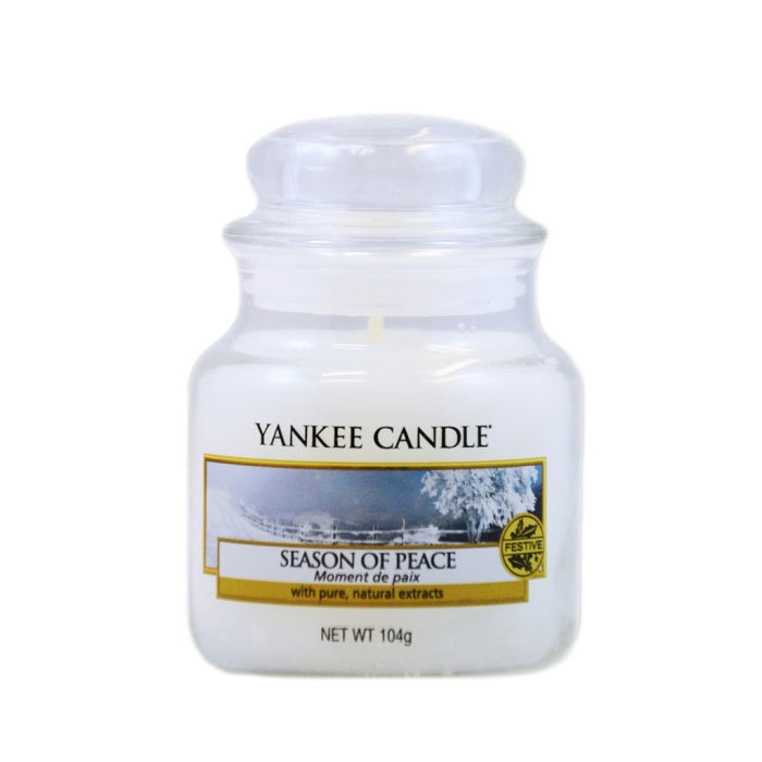 Yankee Candle Classic Small Jar Season Of Peace Candle 104g