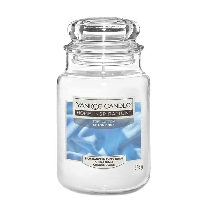 Yankee Candle Home Inspiration Large Soft Cotton 538g