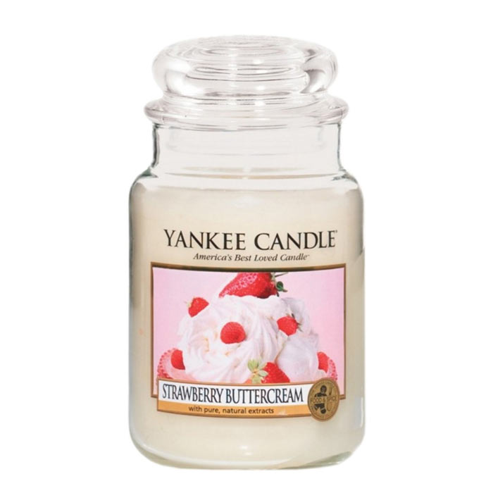 Yankee Candle Large Jar Strawberry Buttercream Candle 623g